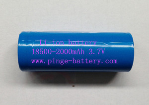 3.7V锂电池18500-2000mAh